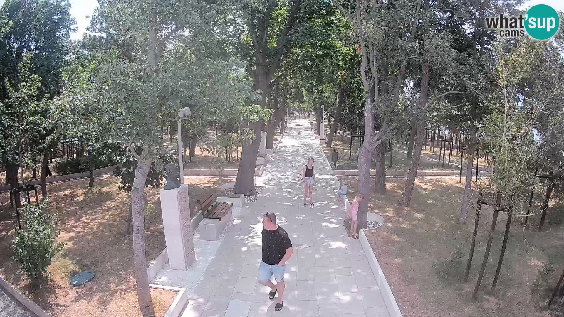 Writers’ Park Webcam Senj – Live by the Sea