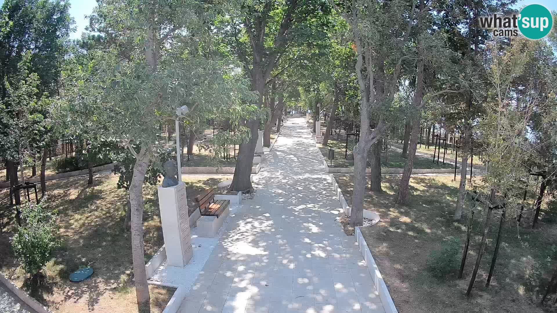 Writers’ Park Webcam Senj – Live by the Sea