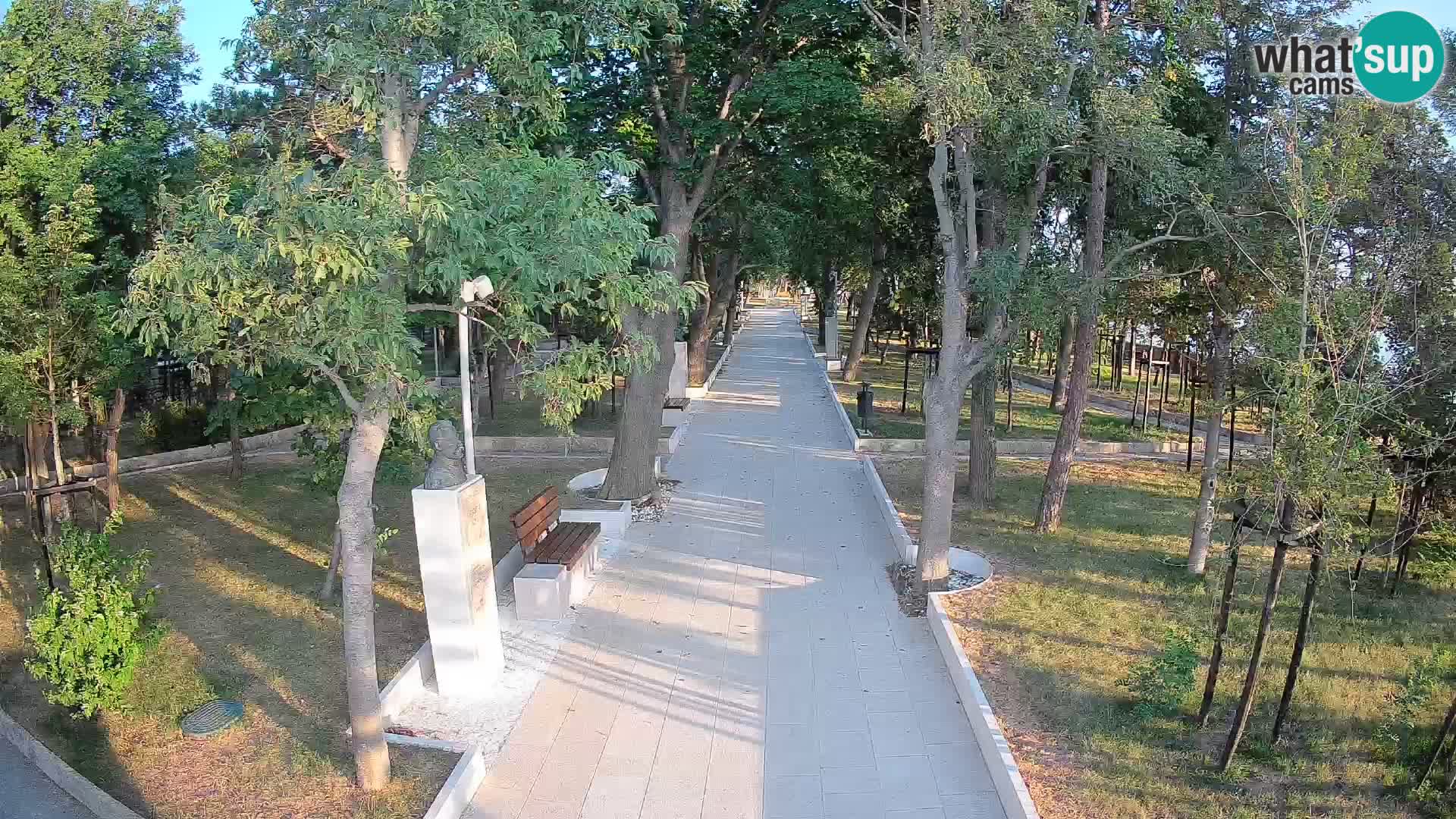 Writers’ Park Webcam Senj – Live by the Sea