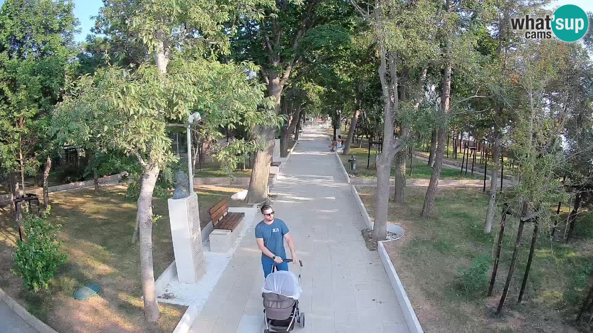 Writers’ Park Webcam Senj – Live by the Sea