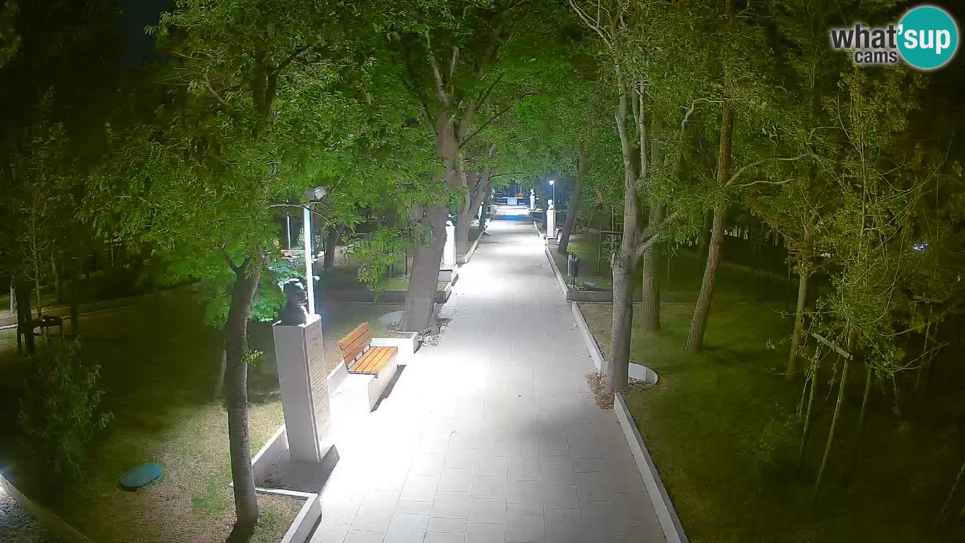 Writers’ Park Webcam Senj – Live by the Sea