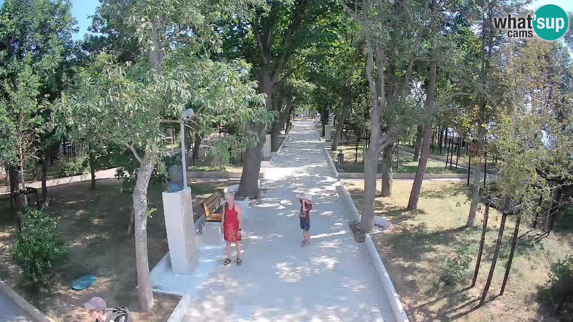 Writers’ Park Webcam Senj – Live by the Sea