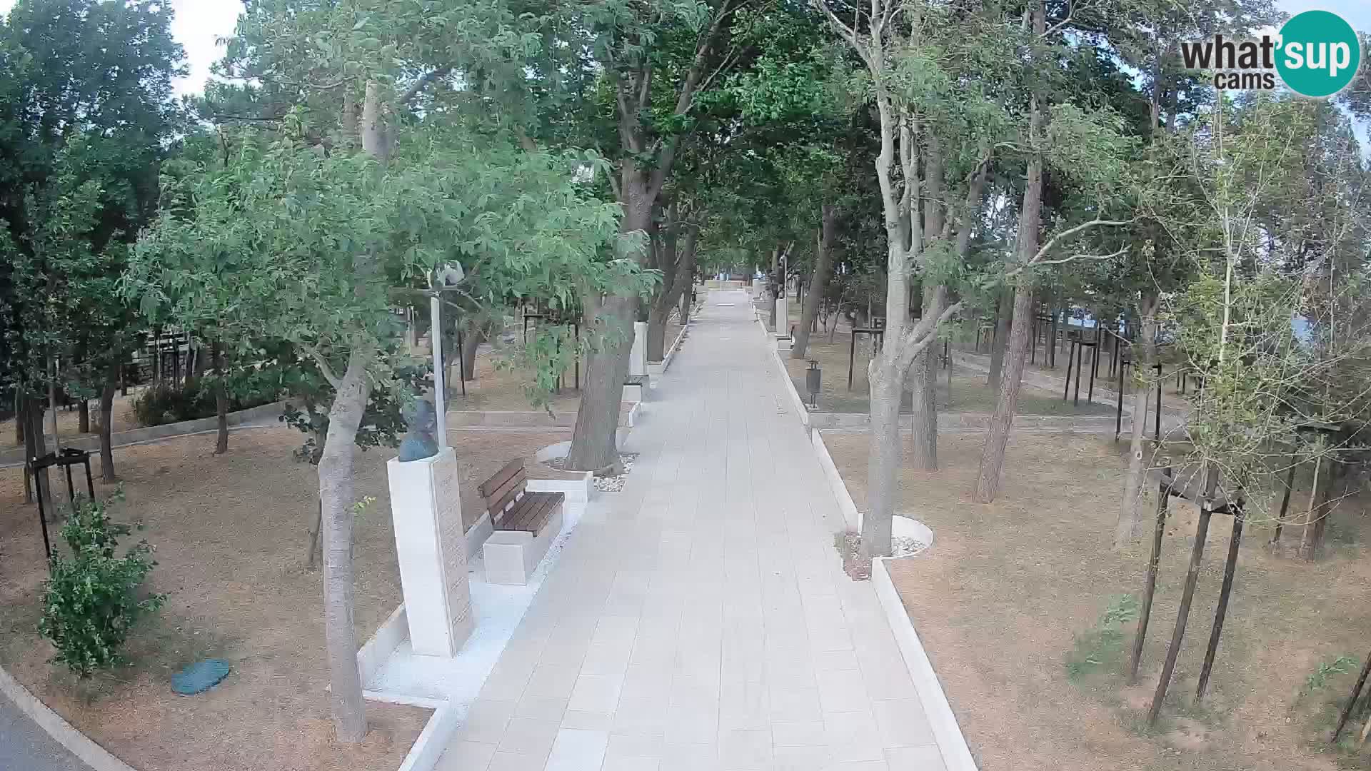 Writers’ Park Webcam Senj – Live by the Sea
