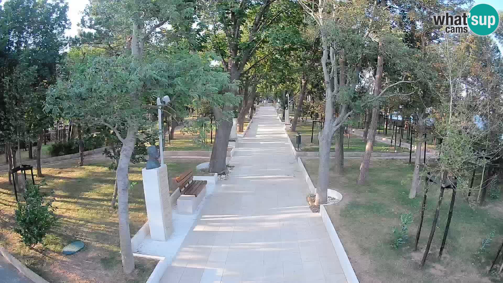Writers’ Park Webcam Senj – Live by the Sea