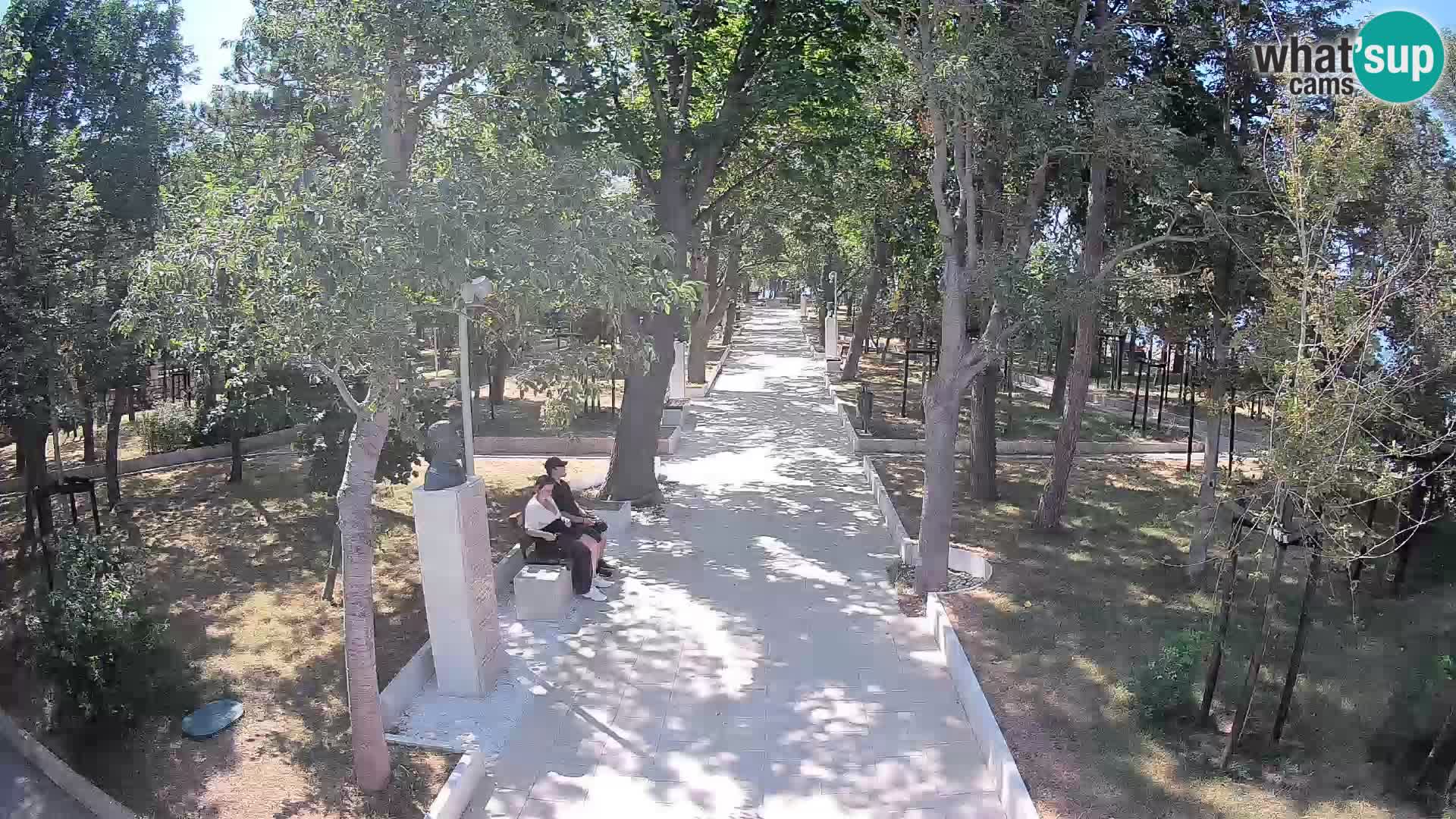 Writers’ Park Webcam Senj – Live by the Sea