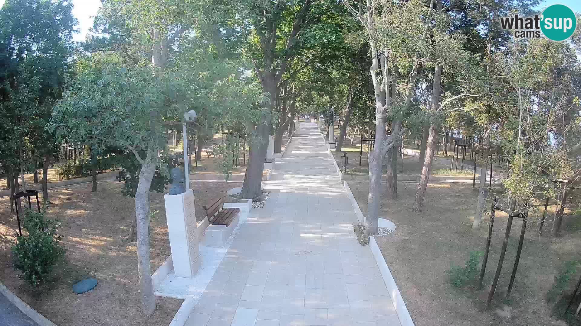 Writers’ Park Webcam Senj – Live by the Sea
