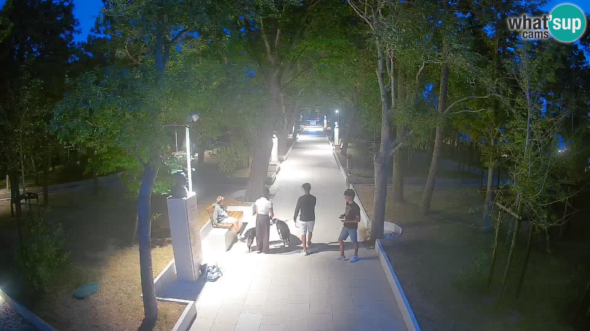 Writers’ Park Webcam Senj – Live by the Sea