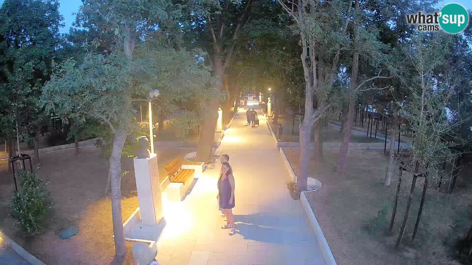 Webcam Schriftstellerpark Senj – Live am Meer