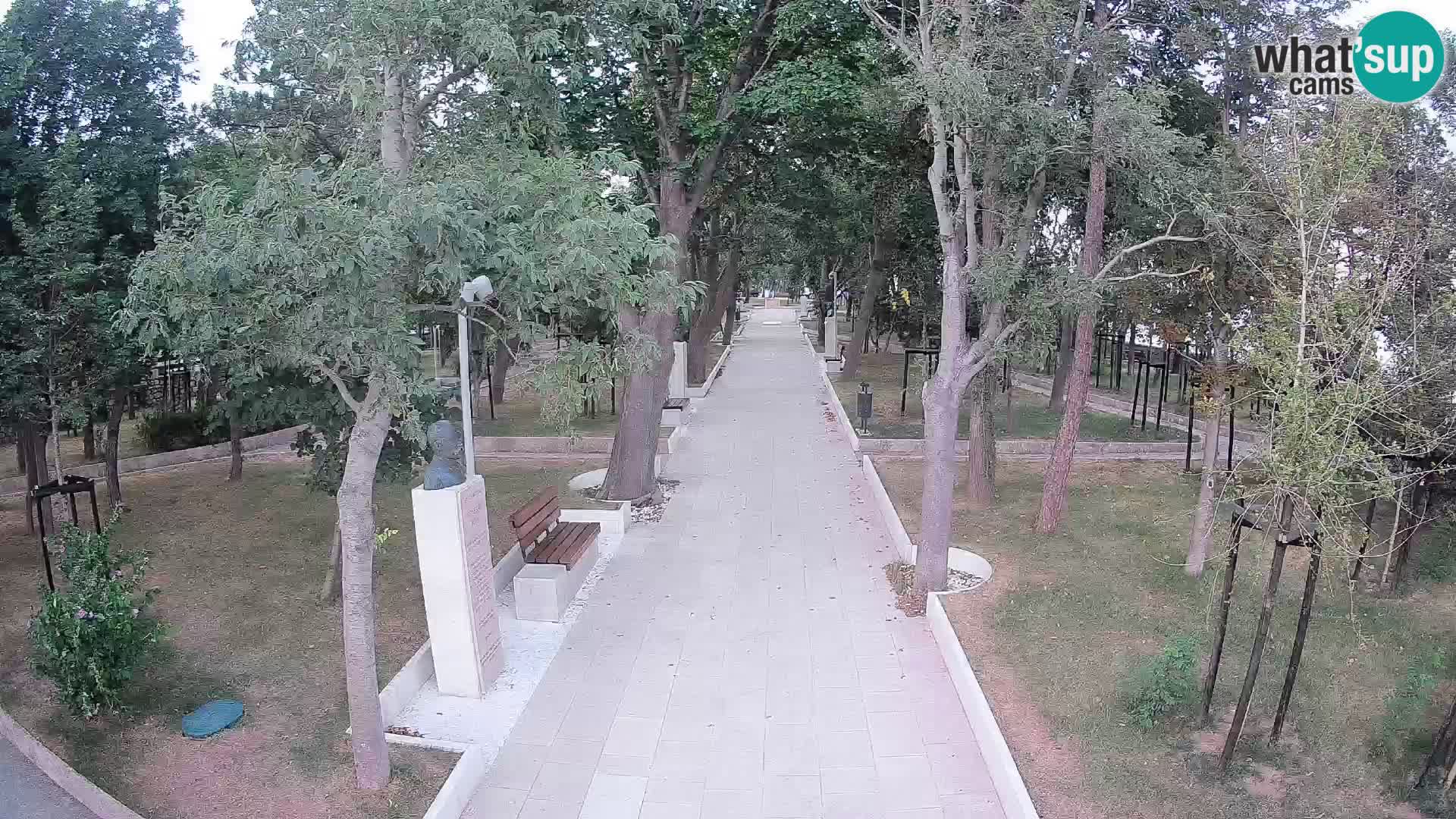 Webcam Schriftstellerpark Senj – Live am Meer