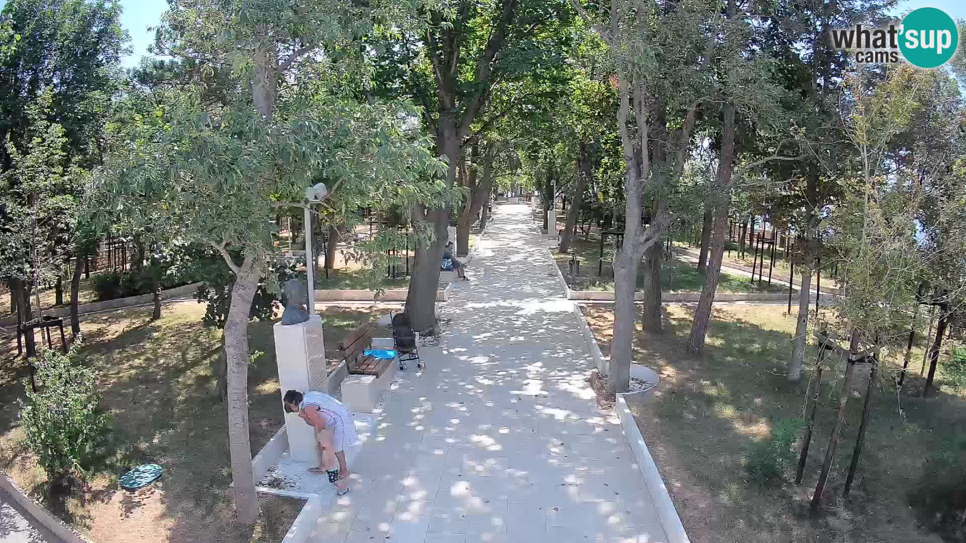 Writers’ Park Webcam Senj – Live by the Sea