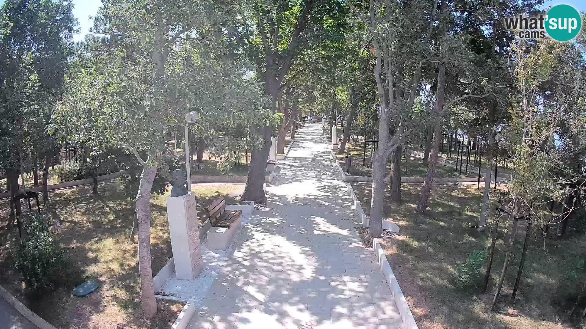 Writers’ Park Webcam Senj – Live by the Sea