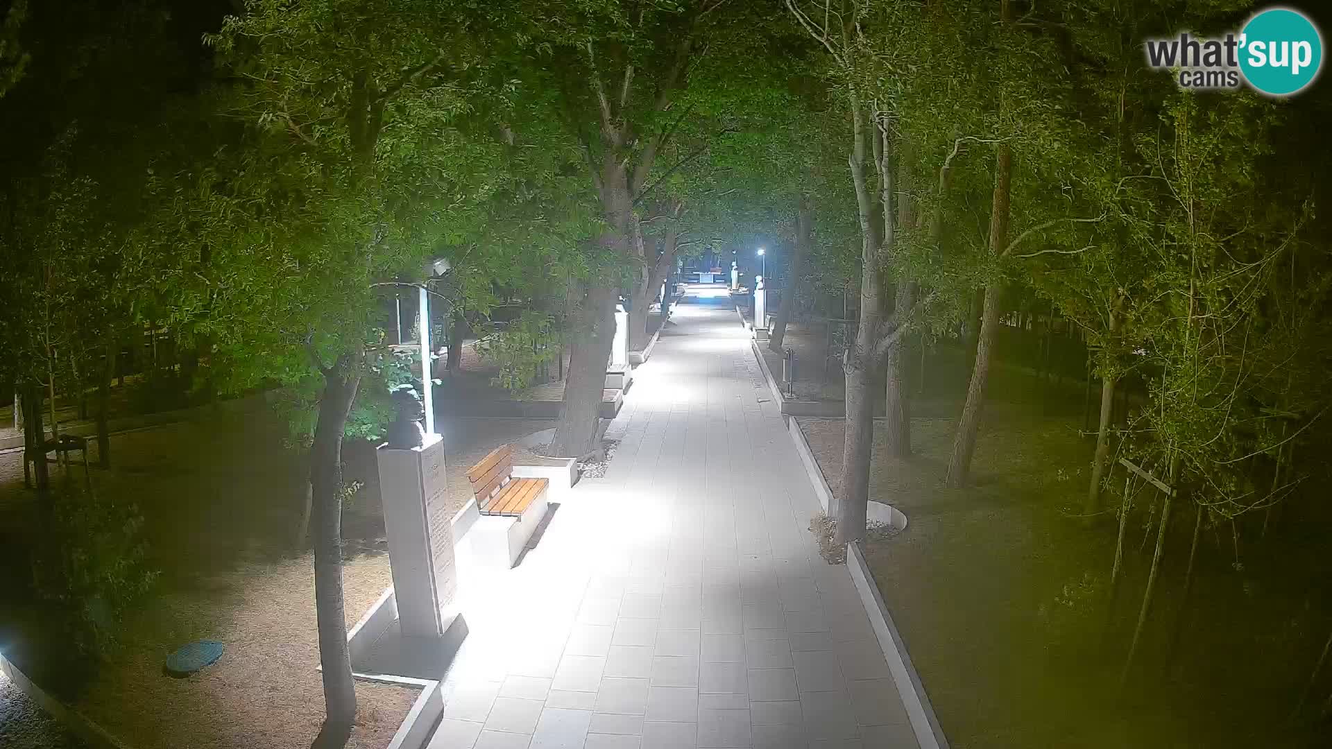 Writers’ Park Webcam Senj – Live by the Sea
