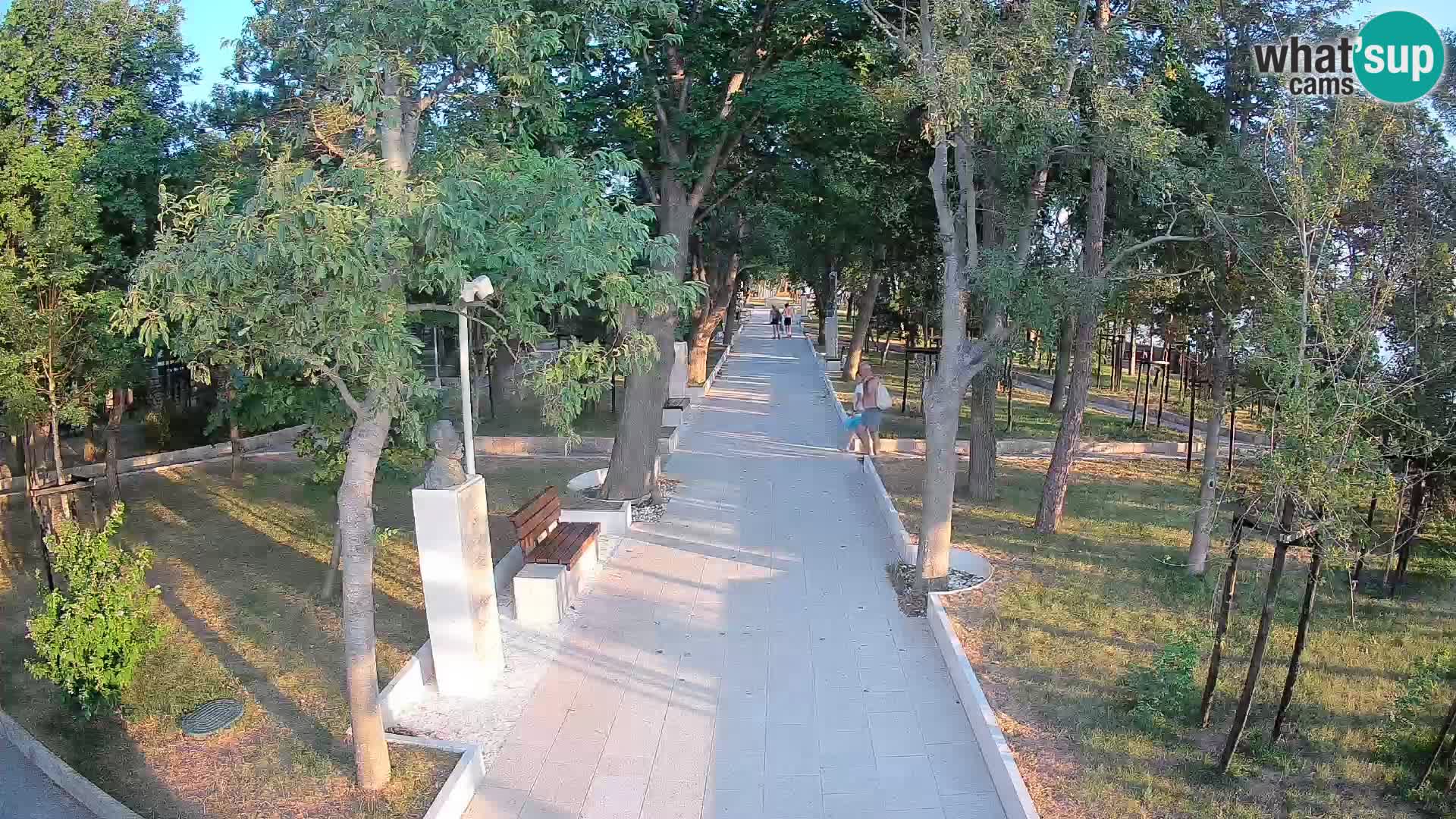 Writers’ Park Webcam Senj – Live by the Sea