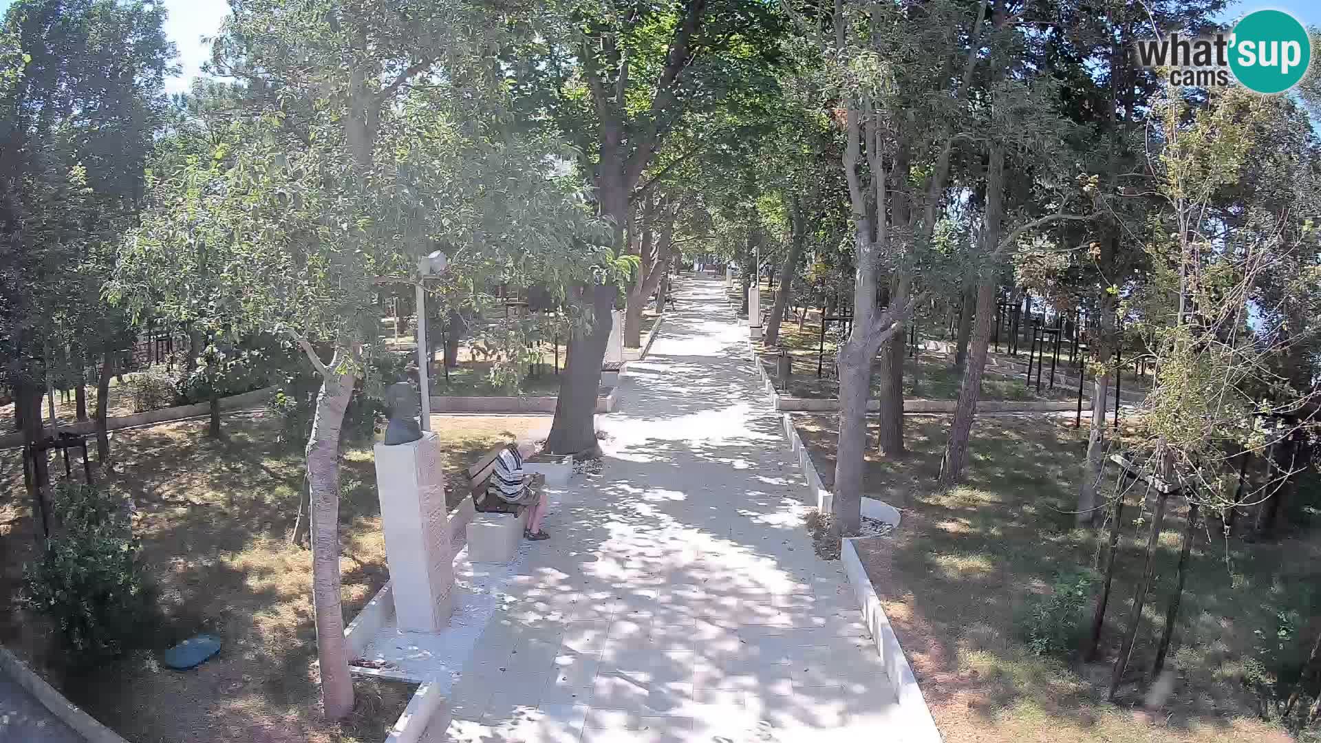Writers’ Park Webcam Senj – Live by the Sea