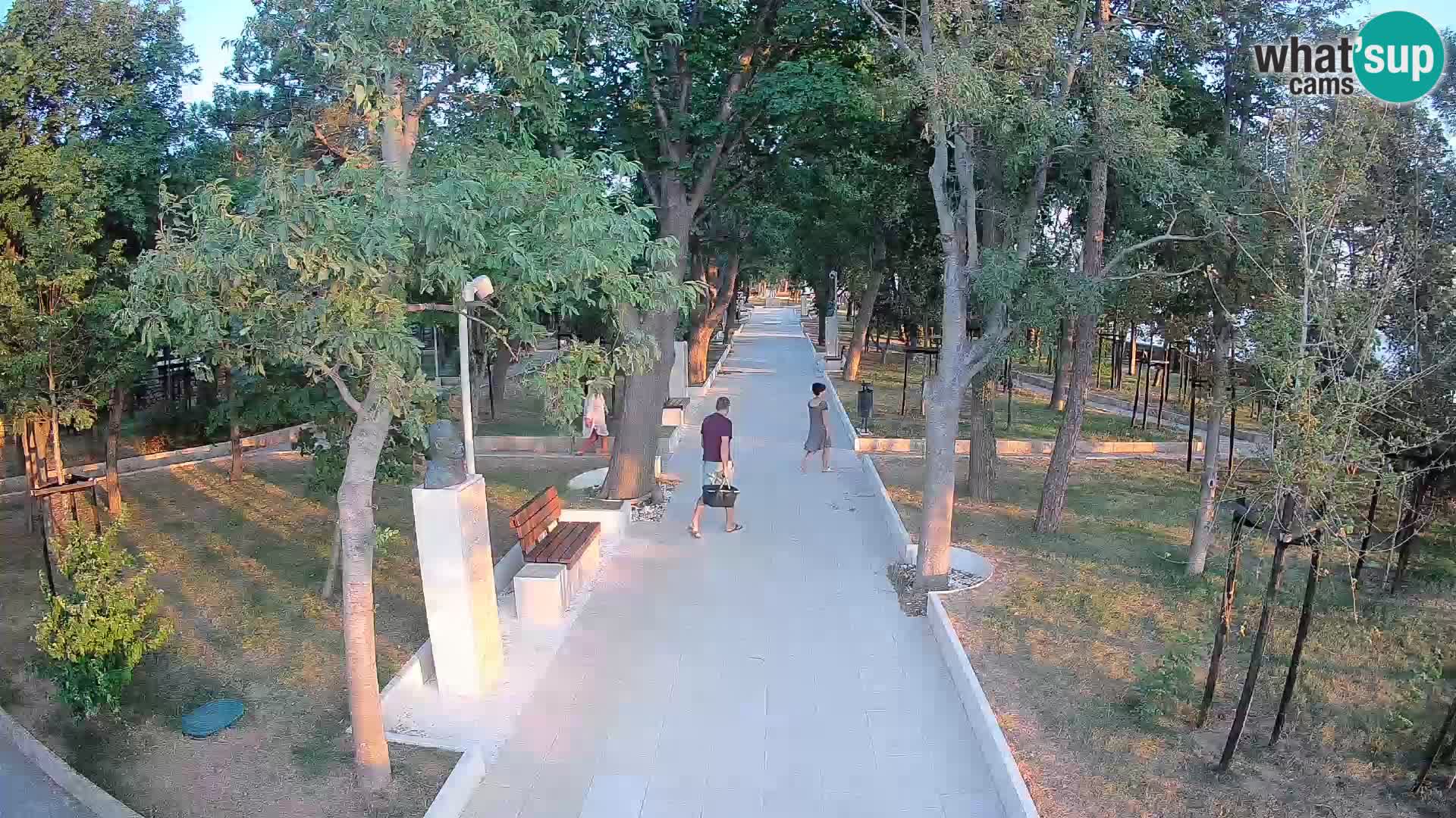Writers’ Park Webcam Senj – Live by the Sea