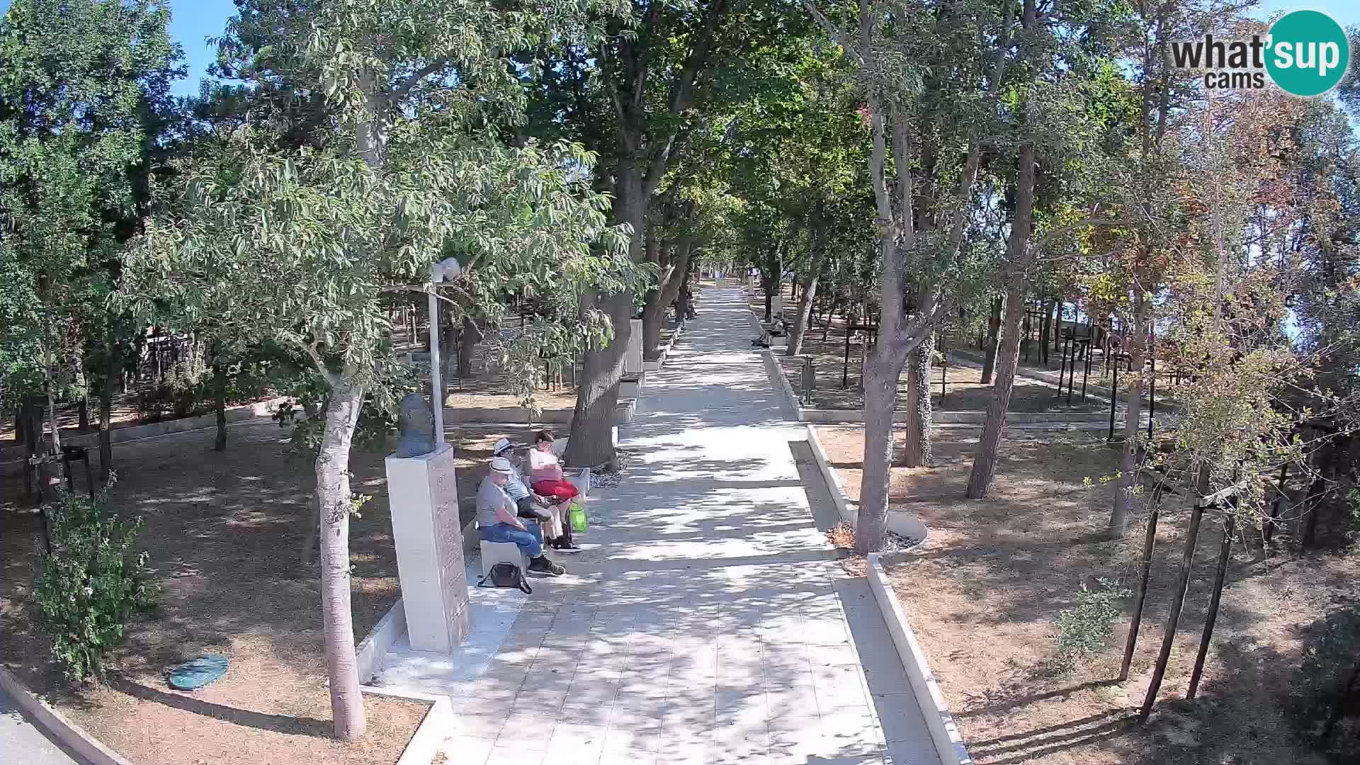 Writers’ Park Webcam Senj – Live by the Sea