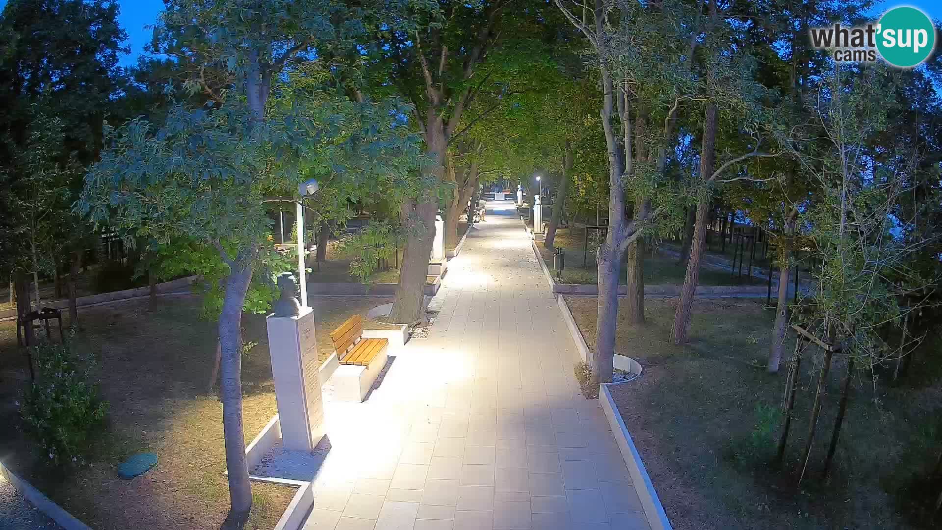Writers’ Park Webcam Senj – Live by the Sea