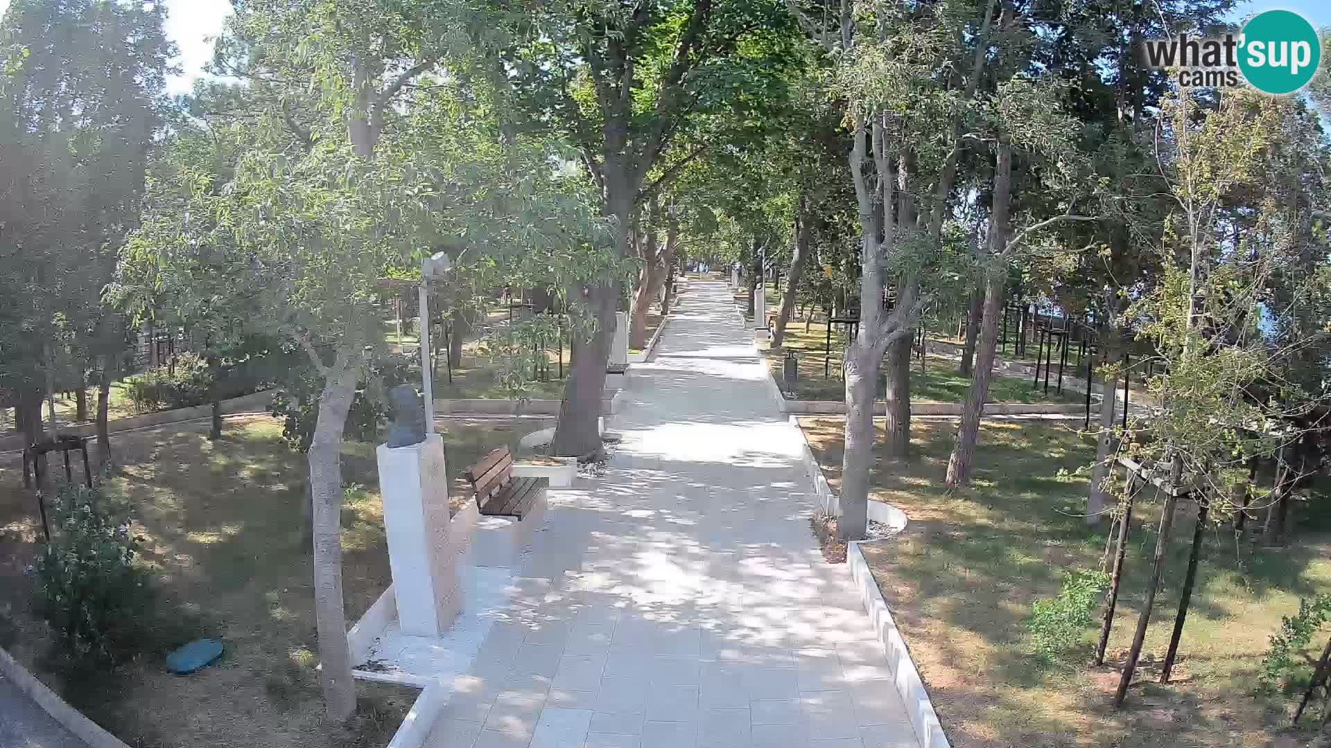 Webcam Schriftstellerpark Senj – Live am Meer