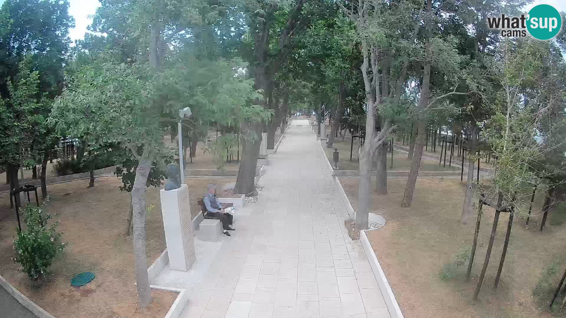 Writers’ Park Webcam Senj – Live by the Sea