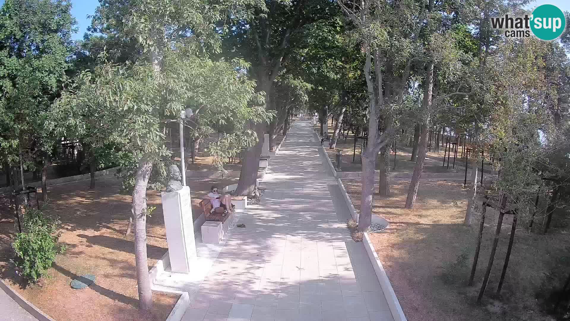Writers’ Park Webcam Senj – Live by the Sea