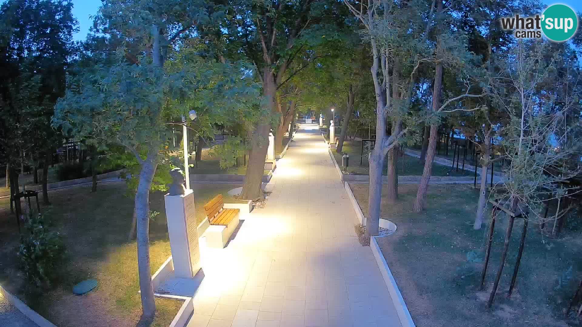 Writers’ Park Webcam Senj – Live by the Sea