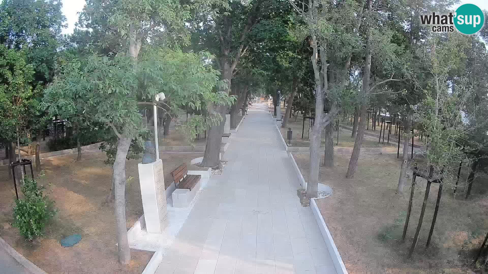 Webcam Schriftstellerpark Senj – Live am Meer