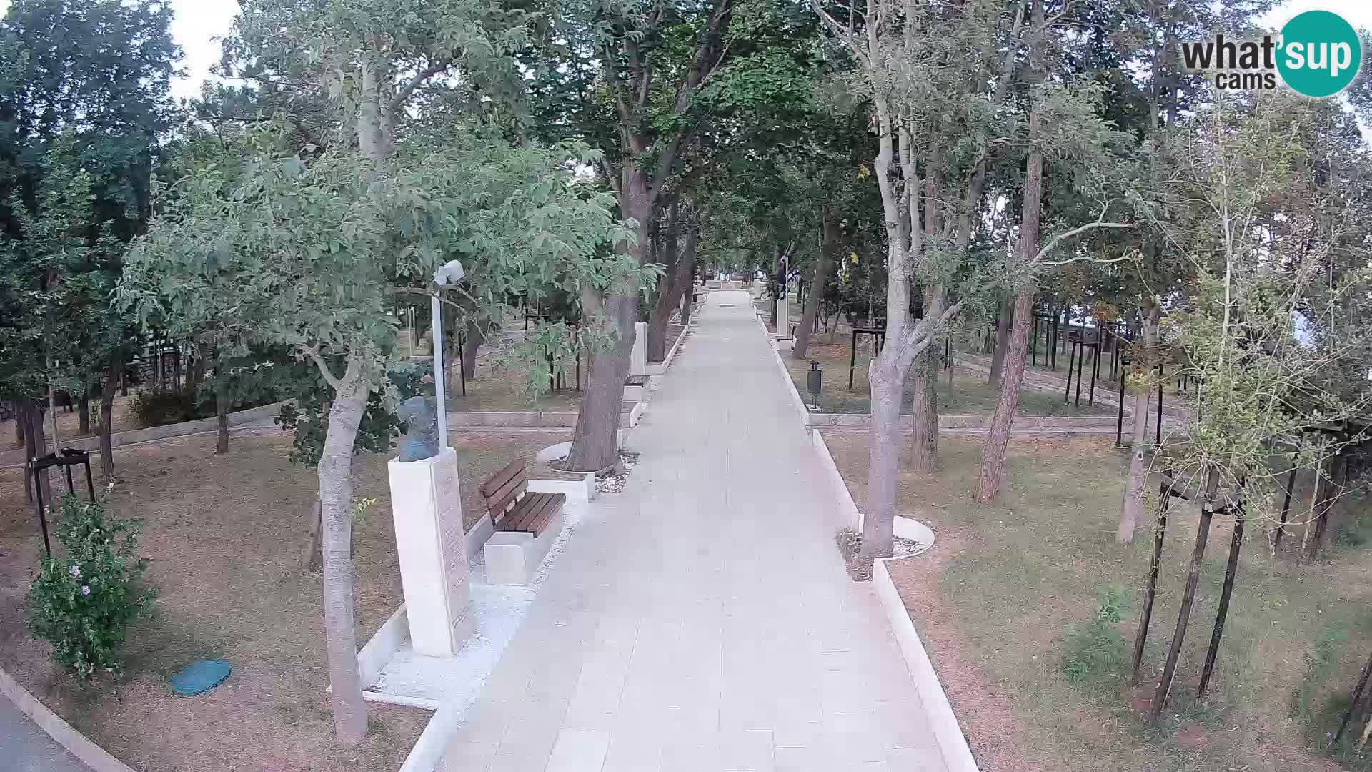 Webcam Schriftstellerpark Senj – Live am Meer