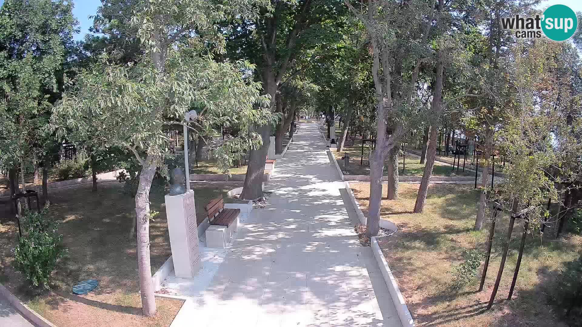 Writers’ Park Webcam Senj – Live by the Sea