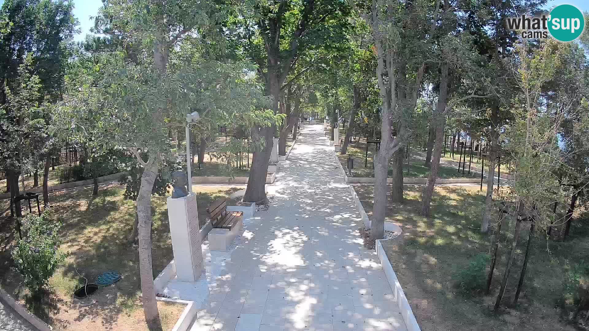 Writers’ Park Webcam Senj – Live by the Sea