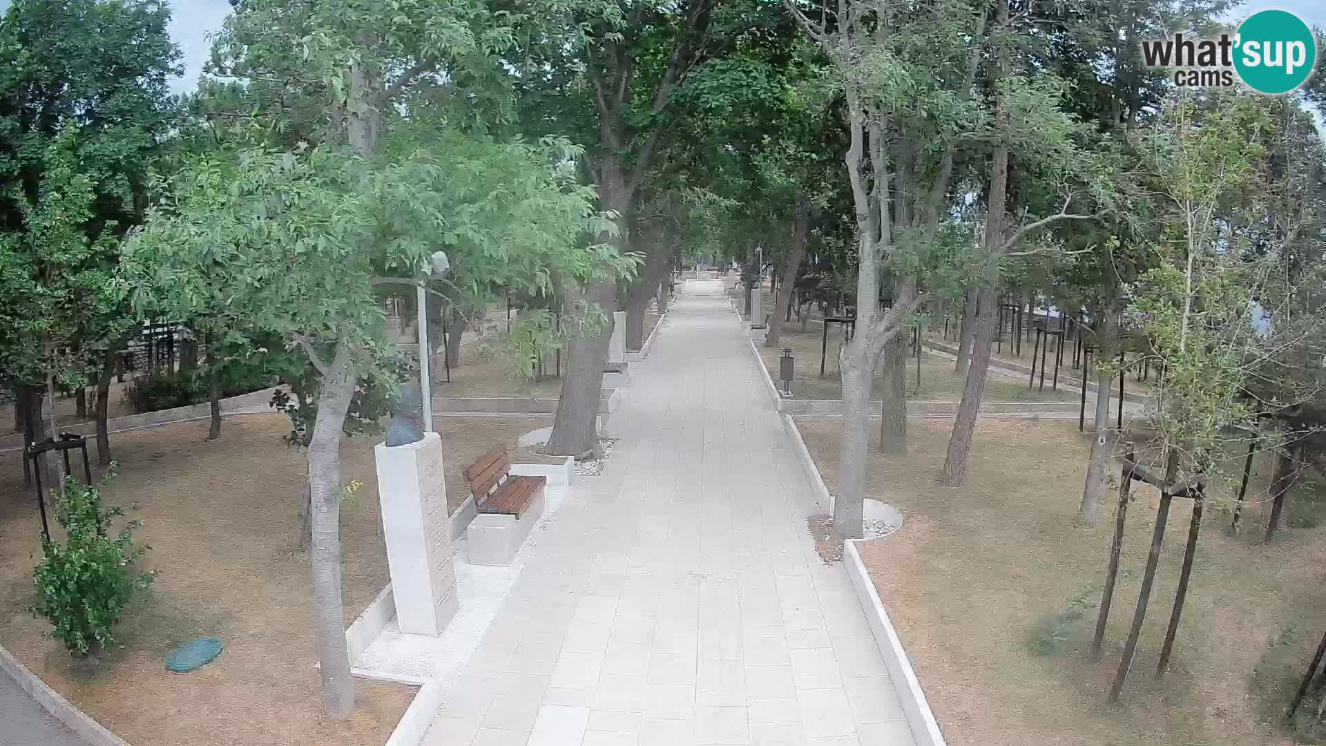 Writers’ Park Webcam Senj – Live by the Sea
