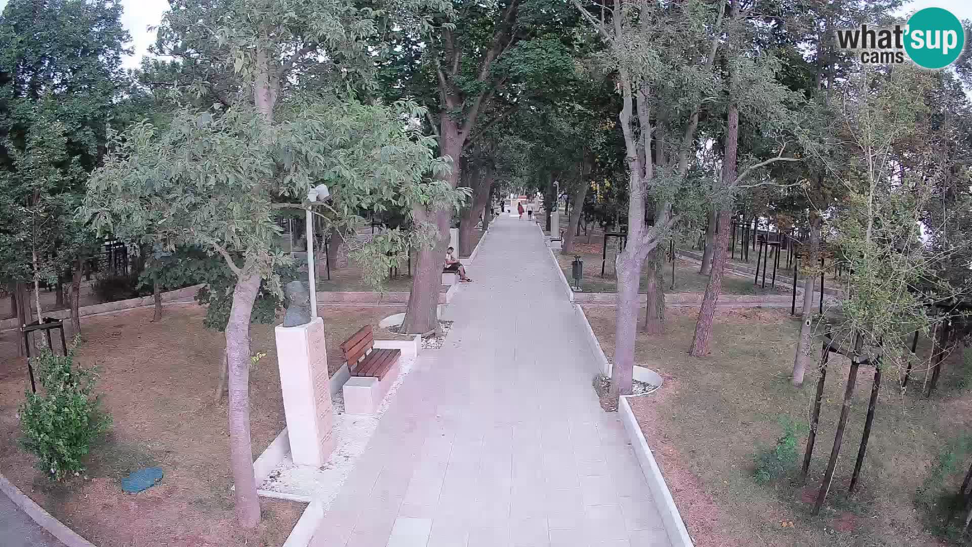 Webcam Schriftstellerpark Senj – Live am Meer