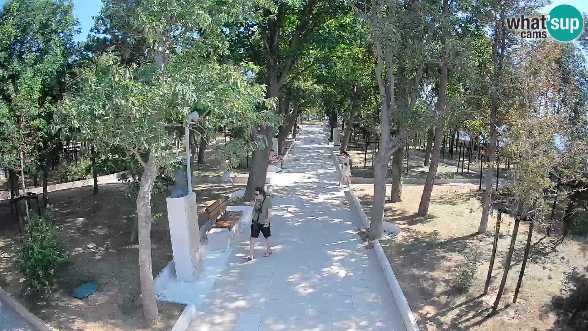 Webcam Schriftstellerpark Senj – Live am Meer