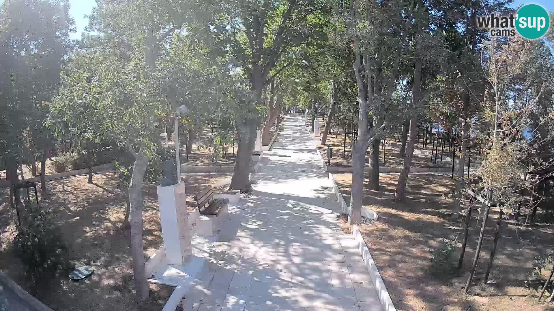 Writers’ Park Webcam Senj – Live by the Sea