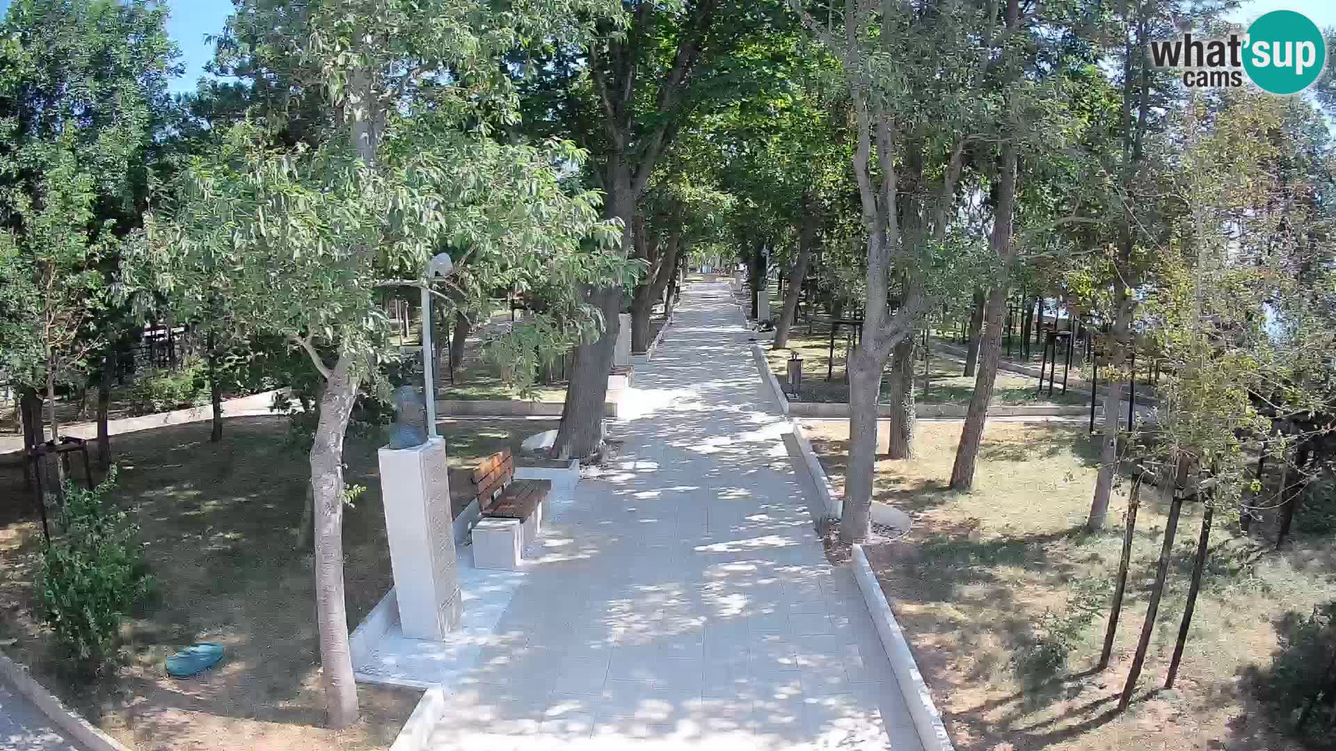 Writers’ Park Webcam Senj – Live by the Sea