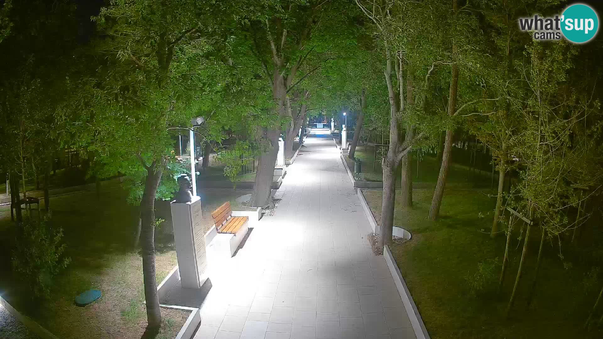 Writers’ Park Webcam Senj – Live by the Sea