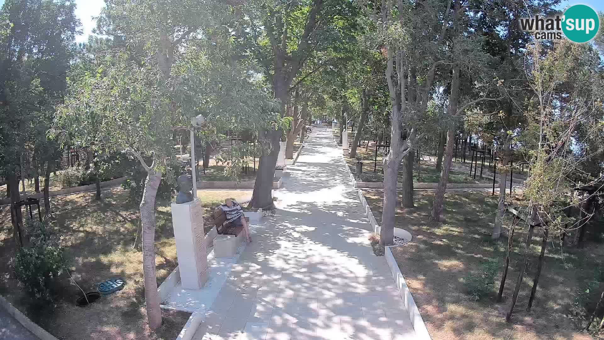Webcam Schriftstellerpark Senj – Live am Meer