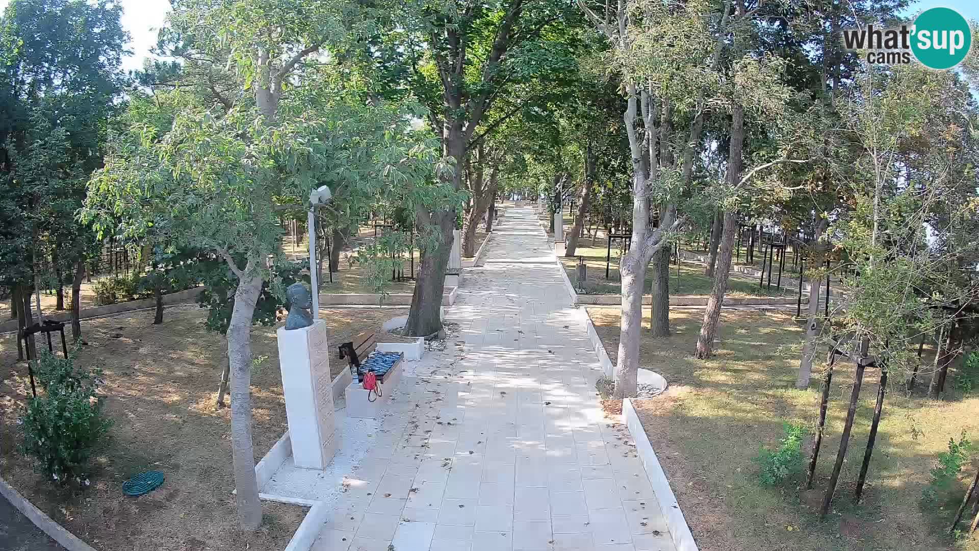 Writers’ Park Webcam Senj – Live by the Sea