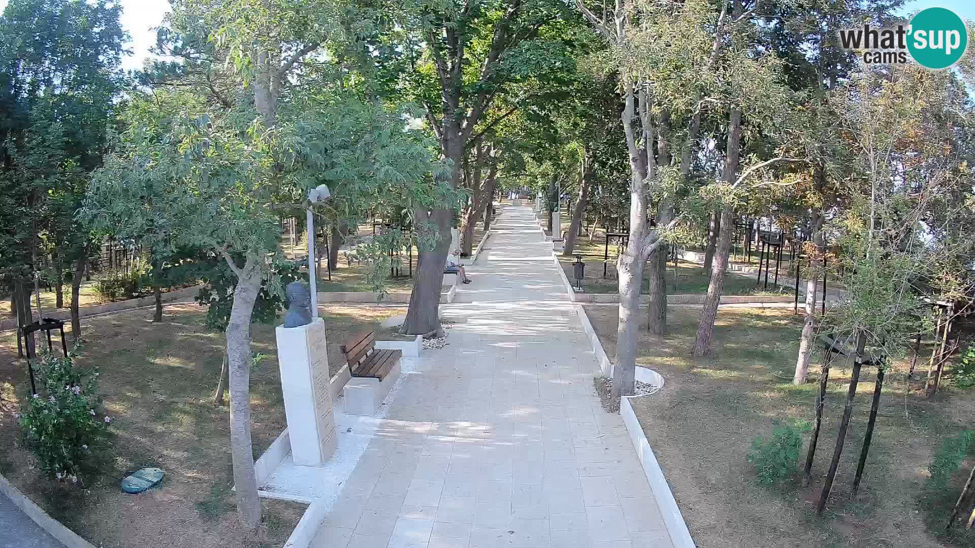 Writers’ Park Webcam Senj – Live by the Sea