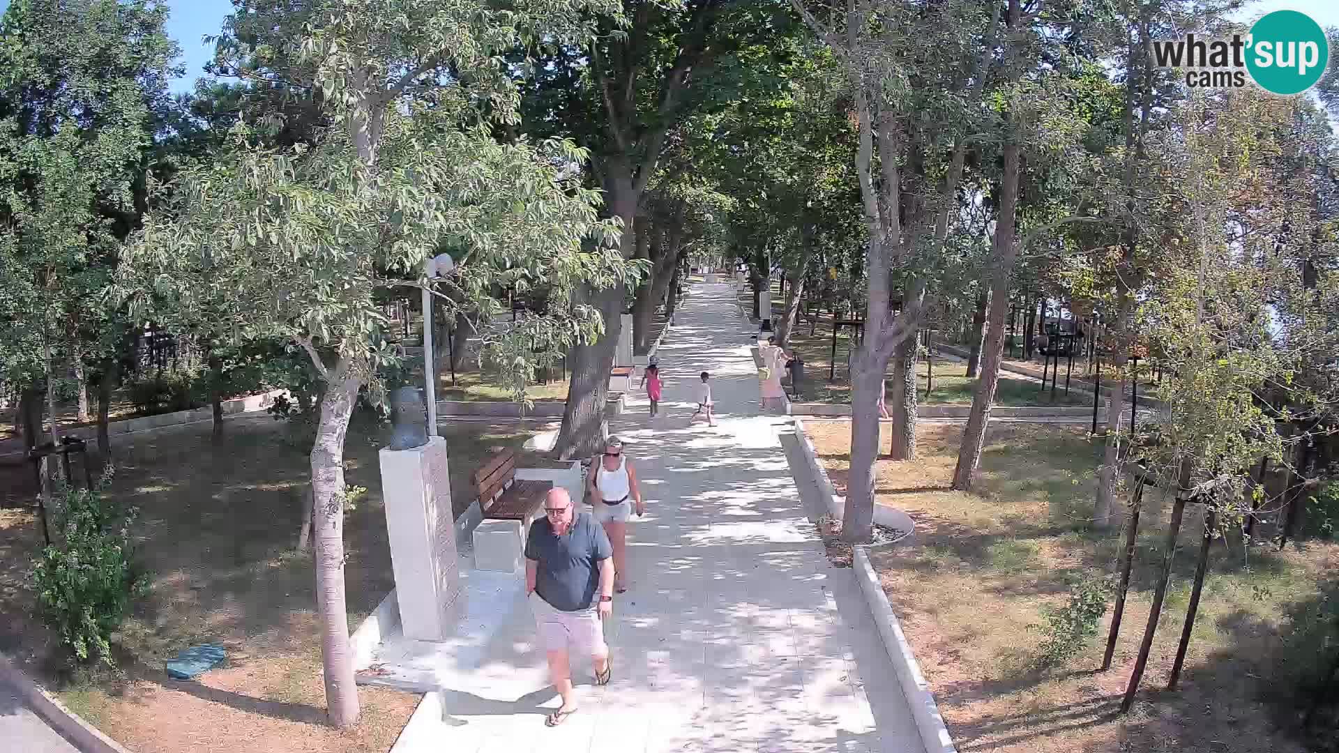 Writers’ Park Webcam Senj – Live by the Sea