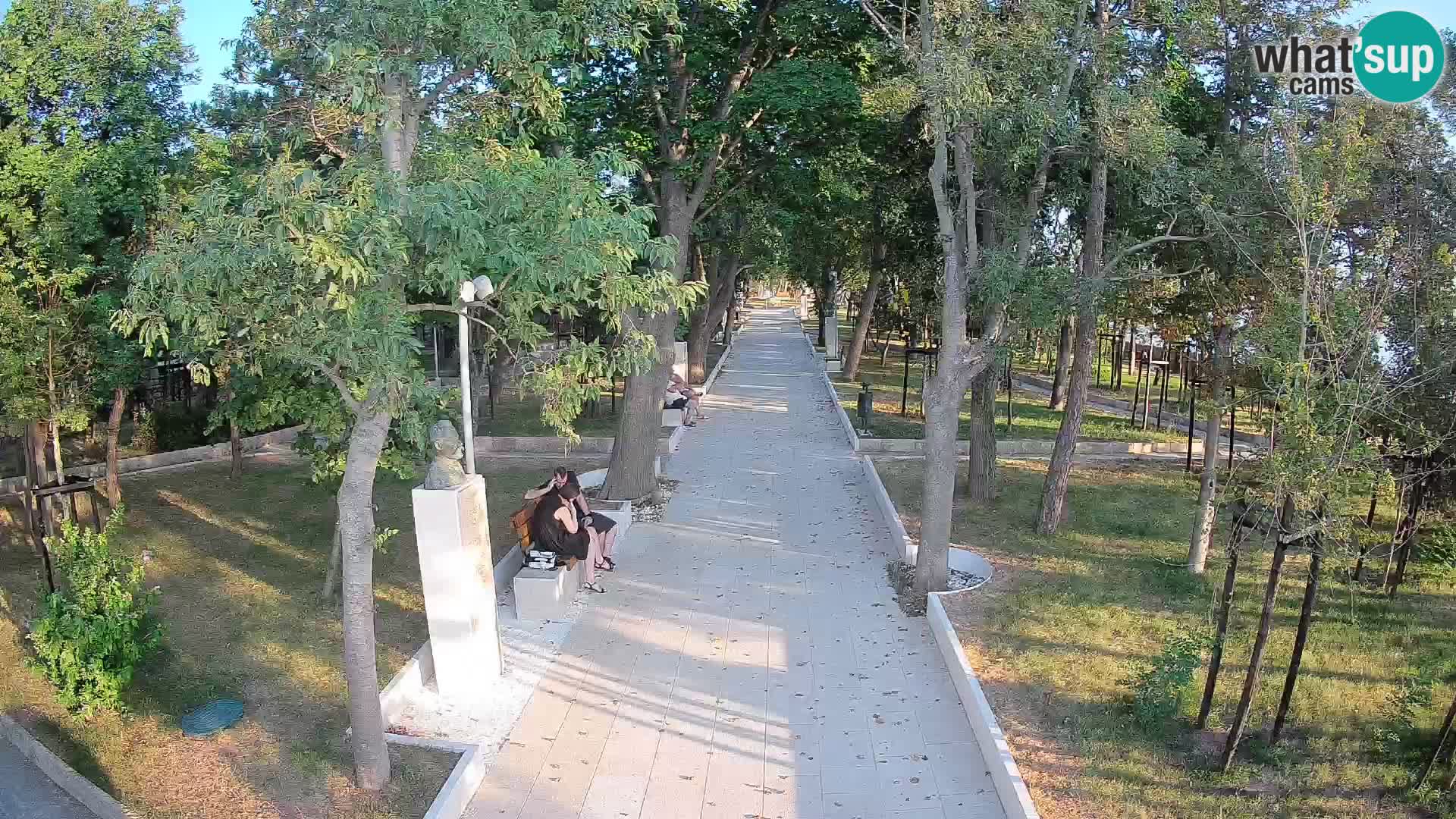 Writers’ Park Webcam Senj – Live by the Sea
