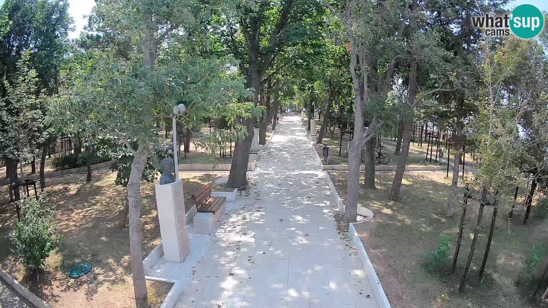 Webcam Schriftstellerpark Senj – Live am Meer