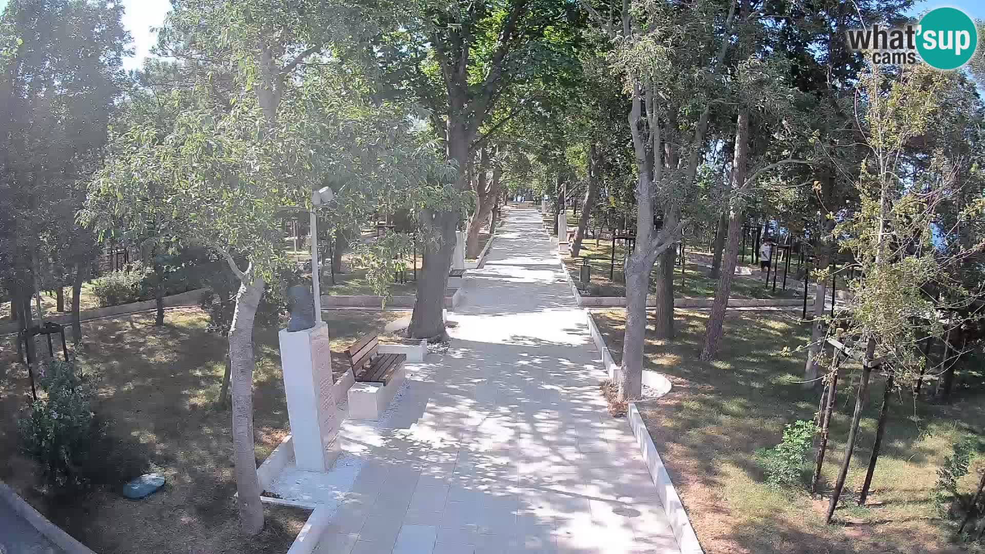 Writers’ Park Webcam Senj – Live by the Sea