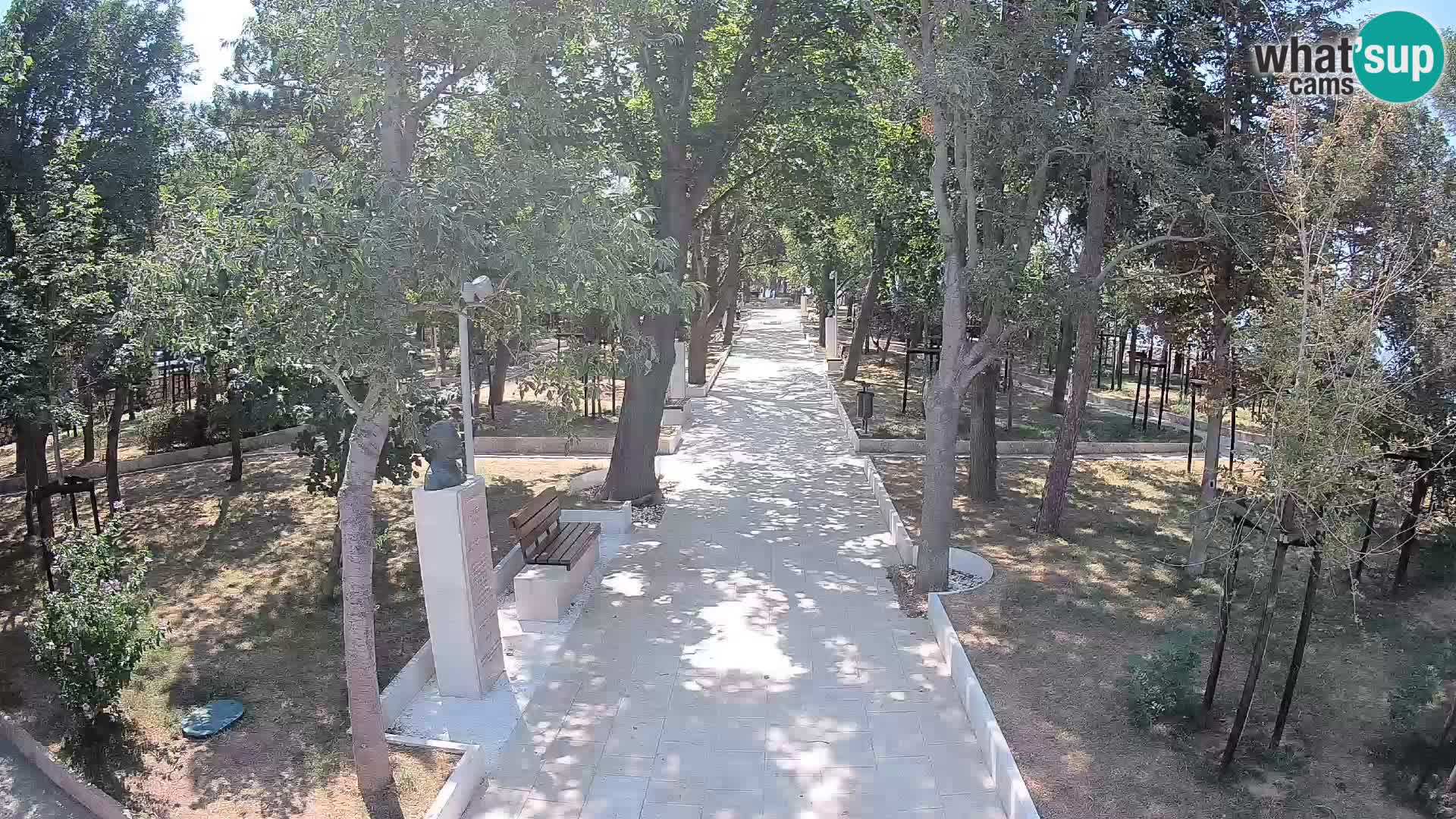 Writers’ Park Webcam Senj – Live by the Sea