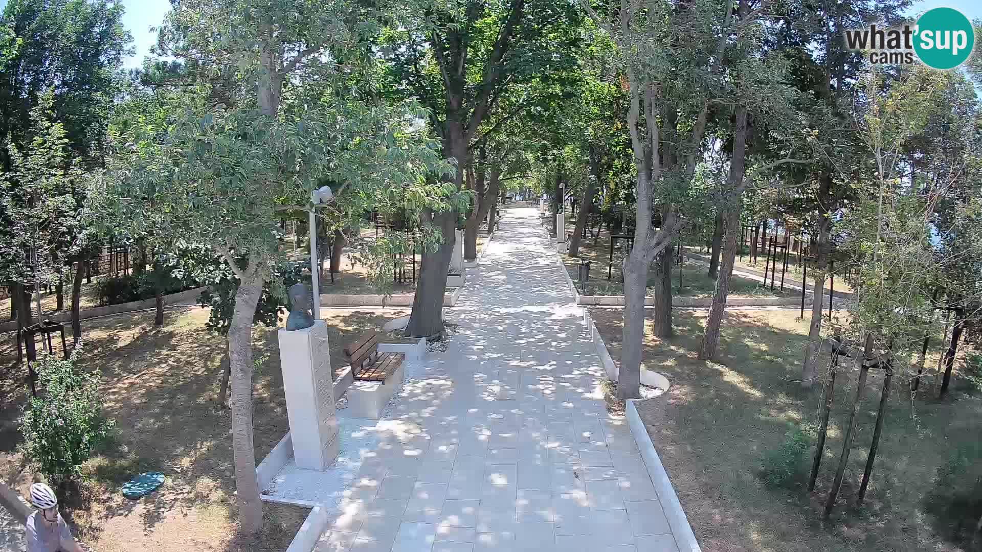 Writers’ Park Webcam Senj – Live by the Sea