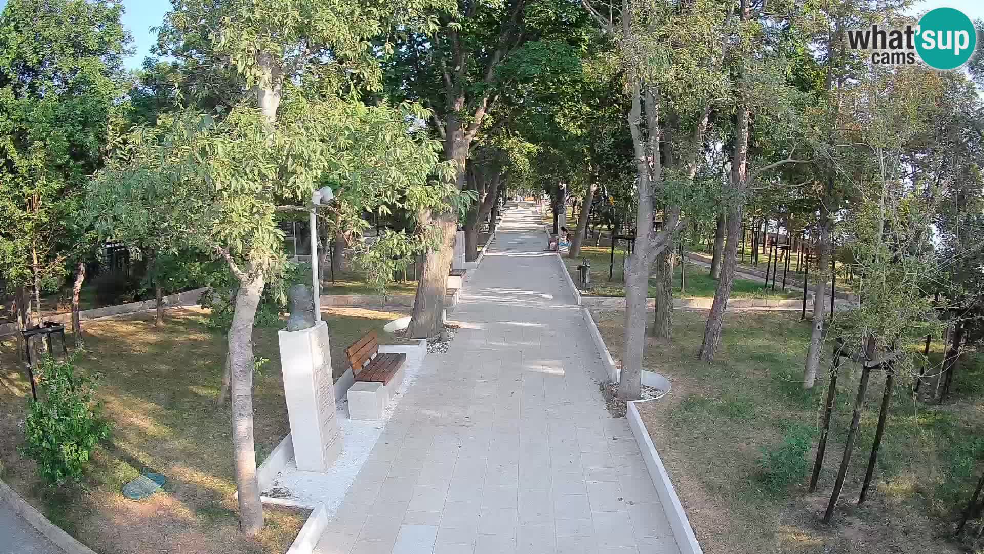 Writers’ Park Webcam Senj – Live by the Sea