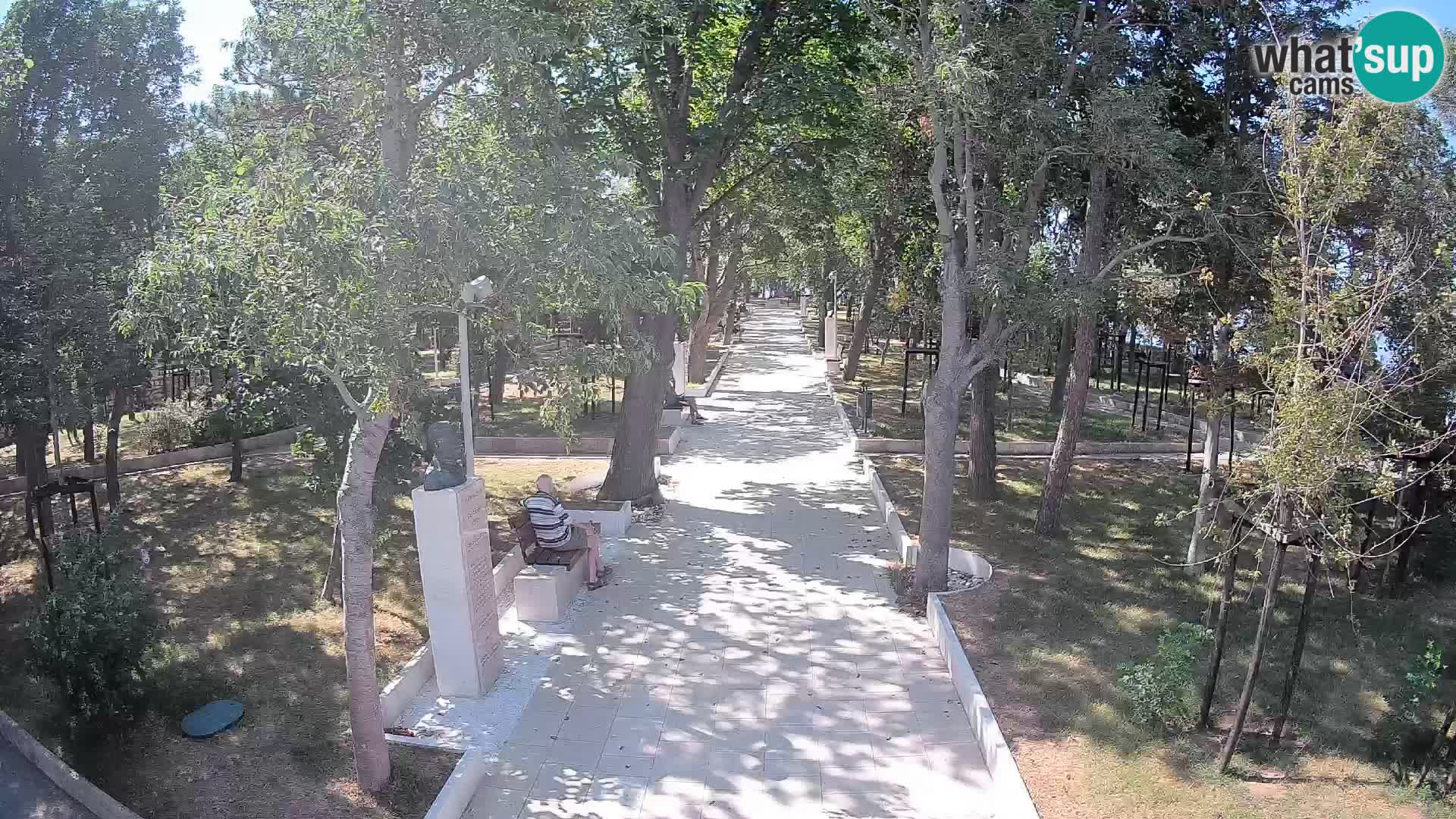 Writers’ Park Webcam Senj – Live by the Sea