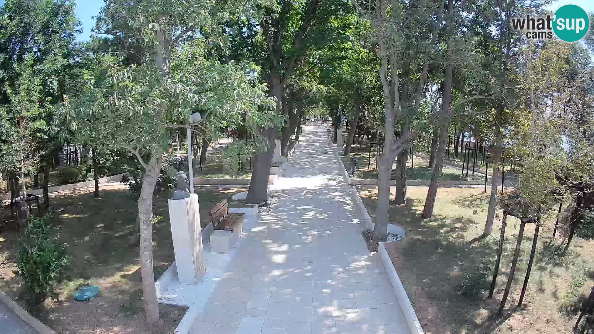 Writers’ Park Webcam Senj – Live by the Sea