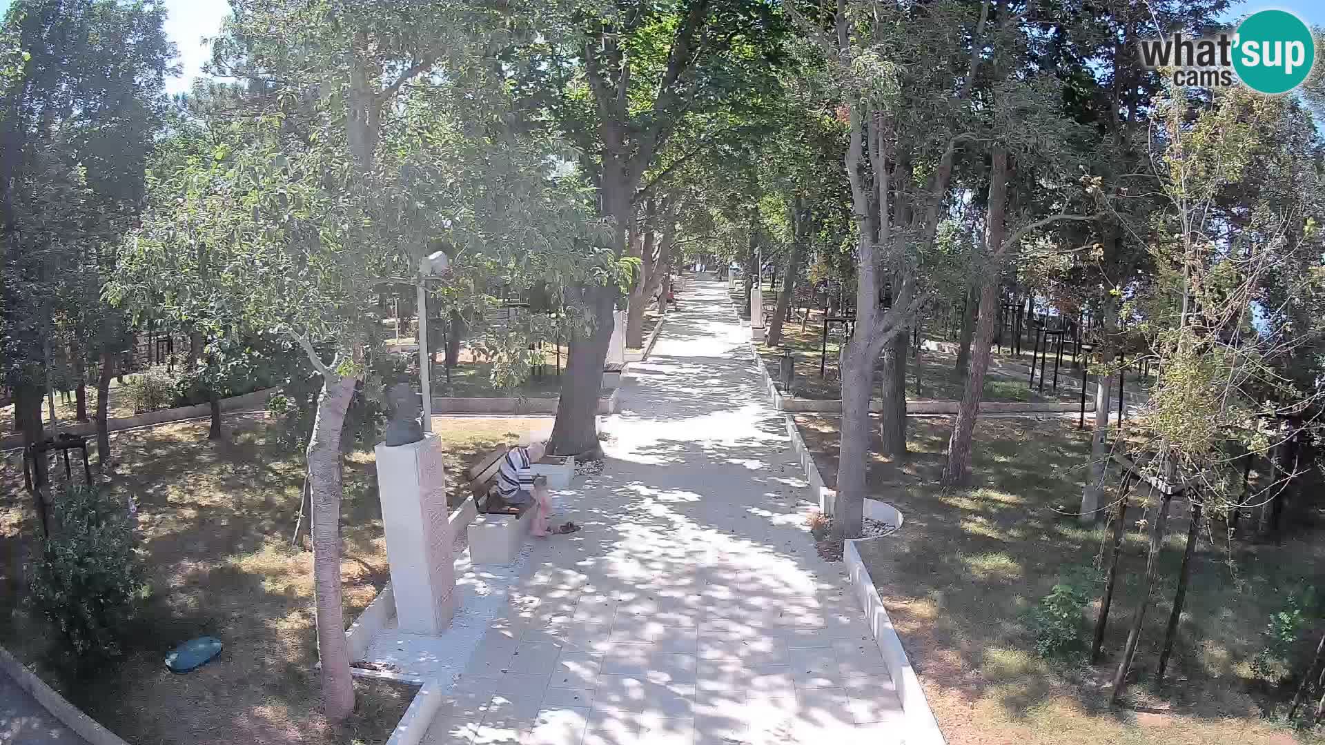 Writers’ Park Webcam Senj – Live by the Sea