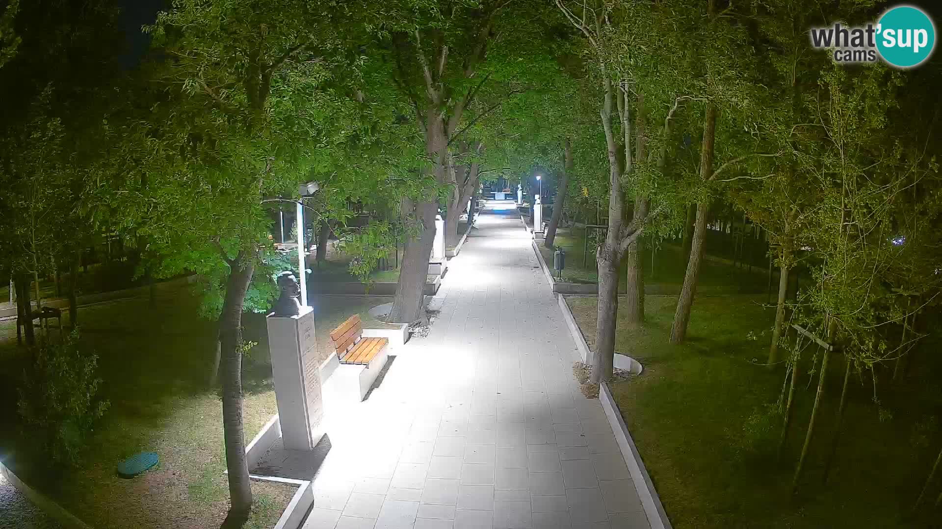 Writers’ Park Webcam Senj – Live by the Sea