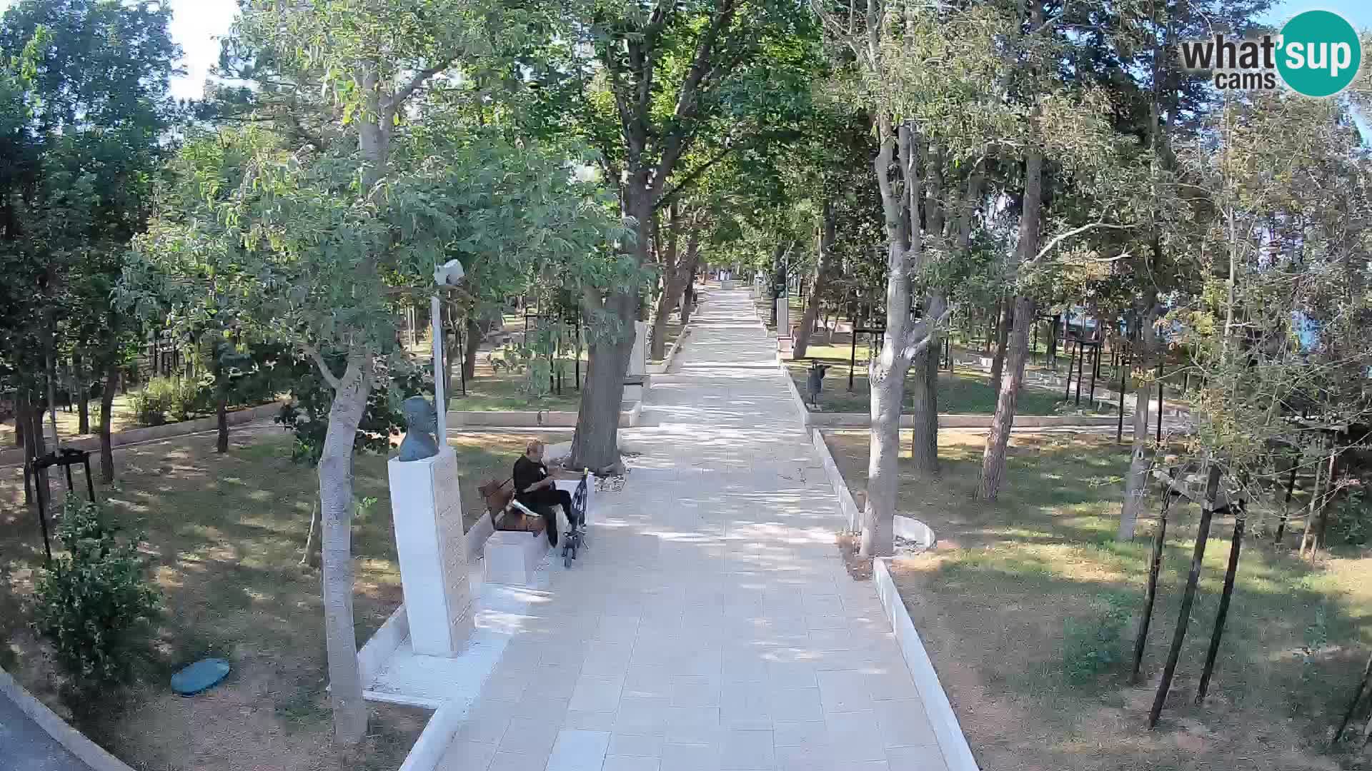 Writers’ Park Webcam Senj – Live by the Sea